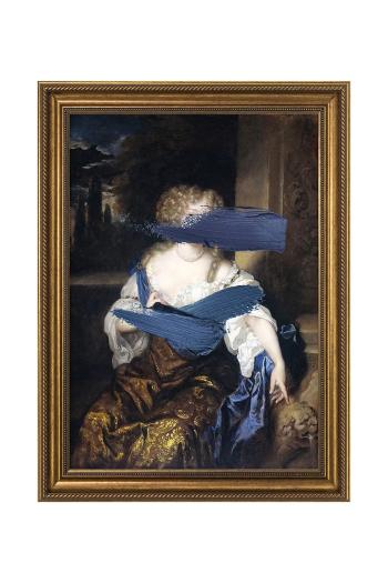 Nástenná dekorácia v ráme home & lifestyle LADY FROM THE BAROQUE 50 x 70 cm viac farieb