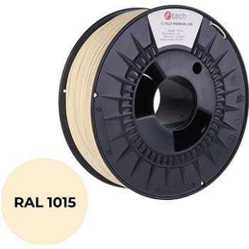 C-TECH filament PREMIUM LINE PLA slonová kosť svetlá RAL1015 (3DF-P-PLA1.75-1015)
