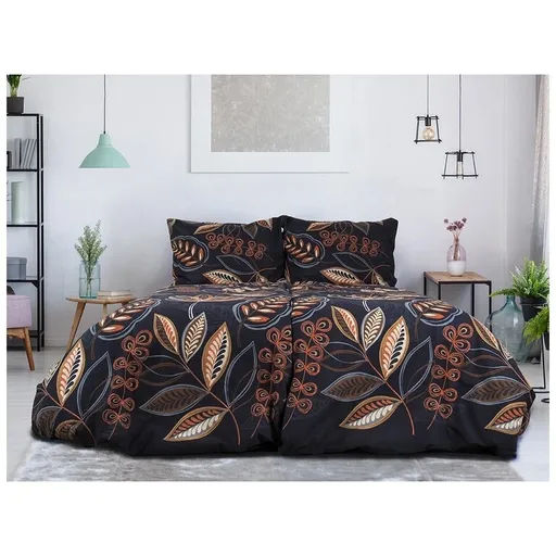 B.E.S. Petrovice Flanelové obliečky Nočné lístie, 140 x 200 cm, 70 x 90 cm