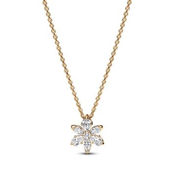 Pandora Blyštivý pozlátený náhrdelník Kvetina Timeless 362387C01-45
