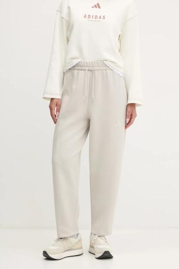 Tepláky adidas Essentials béžová farba, jednofarebné, JD9981