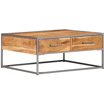 Konferenčný stolík 75 × 75 × 35 cm masívne akáciové drevo (247585)