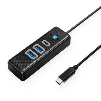 Orico PWC2U-C3 HUB adaptér USB-C - 2x USB 3.0 / USB-C 3.0, čierny