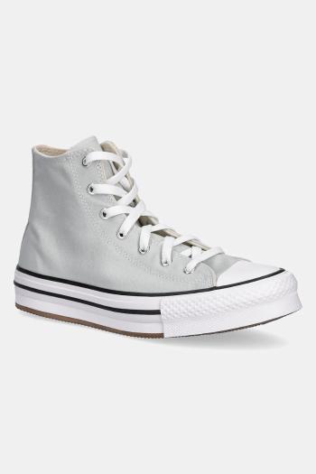 Detské tenisky Converse CHUCK TAYLOR ALL STAR EVA LIFT šedá farba, A13122C