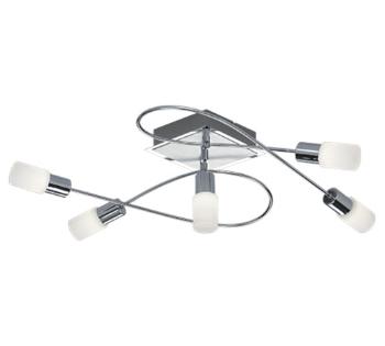 LED stropné osvetlenie Trio Clapton chróm 621410505