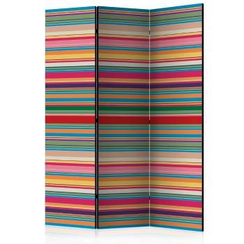 Paraván Subdued stripes Dekorhome 135x172 cm (3-dielny)