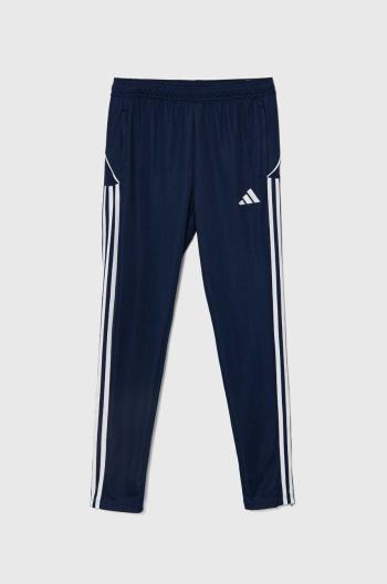 Detské tepláky adidas Performance TIRO23L TR PNTY tmavomodrá farba, s nášivkou, HS3495