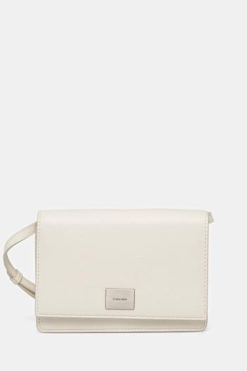 Kabelka Calvin Klein béžová farba, K60K612967