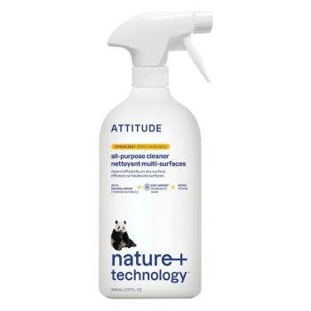 ATTITUDE Univerzálny čistič s rozprašovačom citrónová kôra 800 ml
