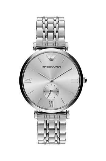 Hodinky Emporio Armani pánske, strieborná farba