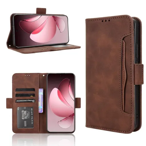 SLOT Peňaženkový obal pre Oppo Reno13 Pro 5G hnedý