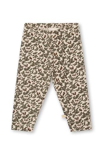 Bavlnené legíny pre bábätká That's mine Elois Leggings 8539 béžová farba, vzorované, ELOIS
