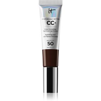 IT Cosmetics Your Skin But Better CC+ krycí make-up SPF 50+ pre ženy Deep Mocha 32 ml