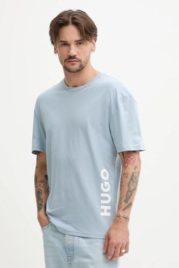 Plážové tričko HUGO s potlačou