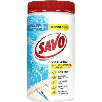 SAVO do bazénu Chlórové tablety MAXI komplex 3 v 1 1,2 kg (8720182369734)