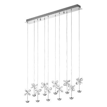 LED závesné osvetlenie Eglo PIANOPOLI chróm 93663
