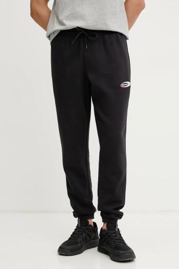 Tepláky Reebok Classic pánske, čierna farba, s potlačou, 100215126