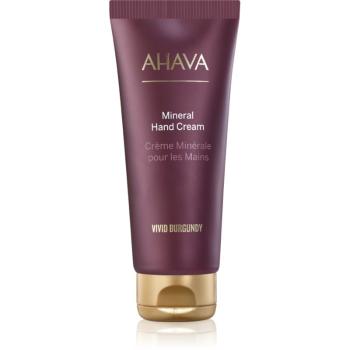 AHAVA Vivid Burgundy hydratačný krém na ruky s minerálmi z Mŕtveho mora 100 ml