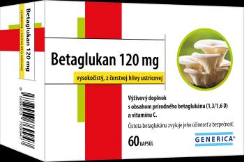 GENERICA Betaglukan 120 mg, 60 kapsúl