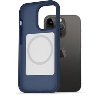 AlzaGuard Magsafe Silicone Case na iPhone 14 Pro modrý (AGD-MFMS0006L)