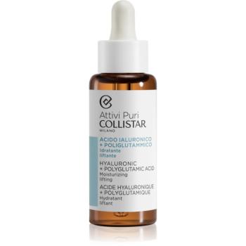 Collistar Attivi Puri Hyaluronic + Polyglutamic Acid Serum liftingové pleťové sérum s kyselinou hyalurónovou 50 ml