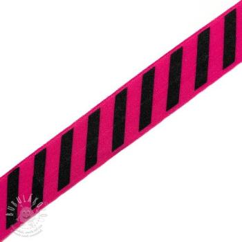 Lemovací guma STRIPE 20 mm fuchsia