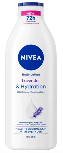 NIVEA LAVENDER & HYDRATION - Hydratačné telové mlieko 0,4 L