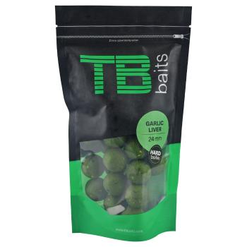 Tb baits hard boilie garlic liver - 250 g 28 mm