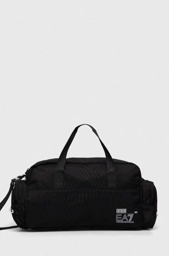 Športová taška EA7 Emporio Armani čierna farba