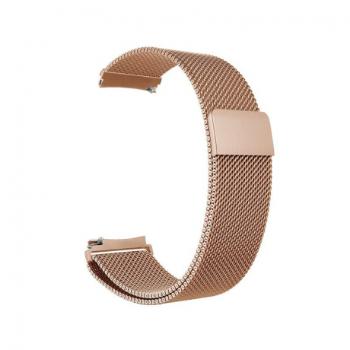 Bstrap Milanese remienok na Samsung Galaxy Watch 4 / 5 / 5 Pro / 6, rose gold (SSG016C04)