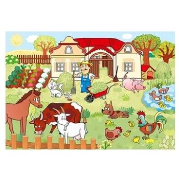 Dino Zvieratká na statku 100xl puzzle nové (8590878343498)