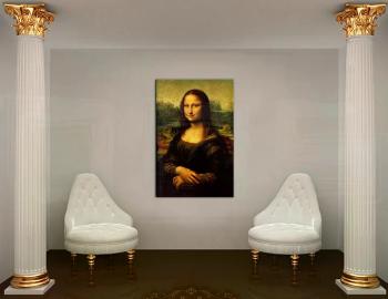 Obraz na plátne MONA LISA – Leonardo Da Vinci Zľava 60 % 100x60 cm