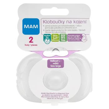 MAM Prsné klobúčiky veľkosť L 2 kusy