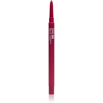 3INA The Automatic Lip Pencil kontúrovacia ceruzka na pery odtieň 250 - Wine red 0.35 g