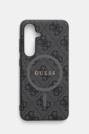 Puzdro na mobil Guess Samsung Galaxy S25 čierna farba, GUHMS25SG4GFRK