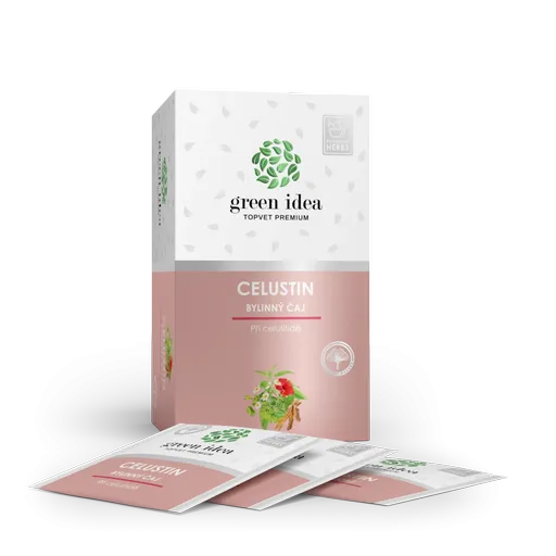 Herbex Celustin – bylinný čaj 20 vrecúšok – Green idea