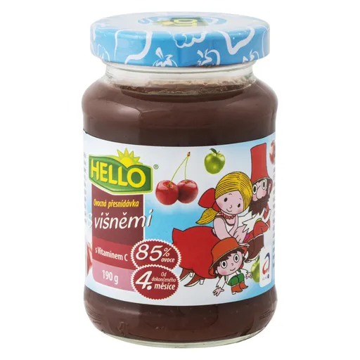 HELLO Výživa s višňami 190 g x 10 kusov