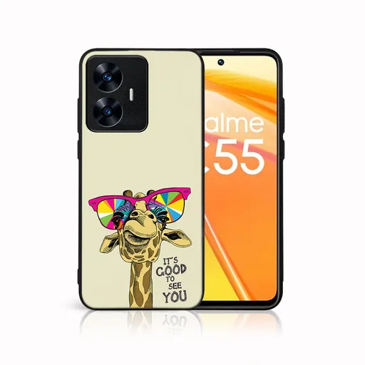 MY ART Ochranný kryt pre Realme C55 GIRAFFE (180)