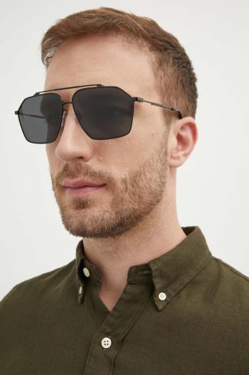 Slnečné okuliare Dolce & Gabbana pánske, čierna farba