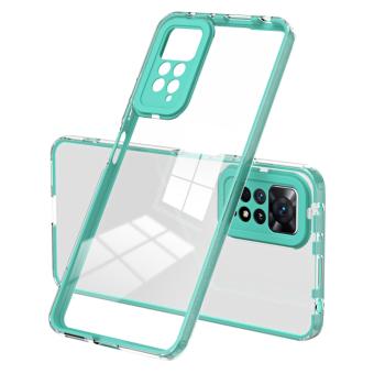 CRYSTAL Ochranný kryt Xiaomi Redmi Note 11 / Note 11S zelený