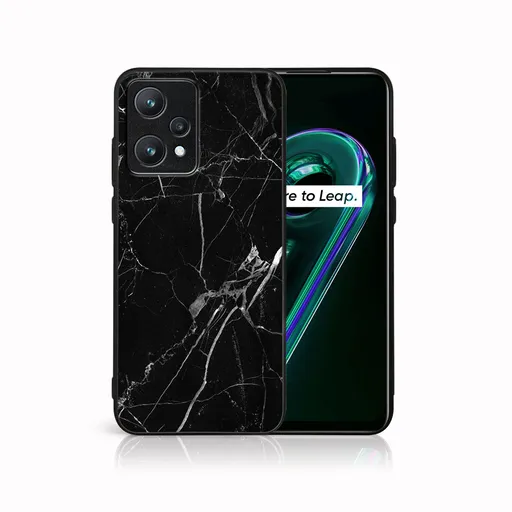MY ART Ochranný obal Realme 9 Pro -BLACK MARBLE (142)