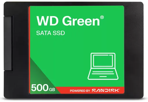 WD GREEN SSD 3D NAND WDS500G5G0A 500 GB, SATA III 6 Gb/s, 545 MB/s, 2.5"