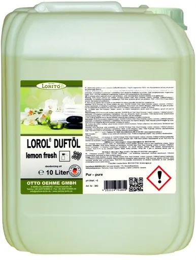Osviežovač vzduchu Oehme Lorol Lemon 380 10 l EG111380010
