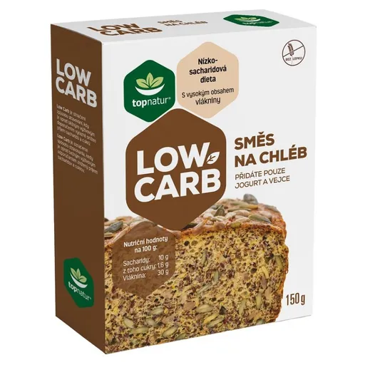 TOPNATUR Low Carb Zmes na chlieb 150 g