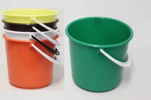 INJETON PLAST - Vedro 5l s odmerkou umelá hmota rôzne farby