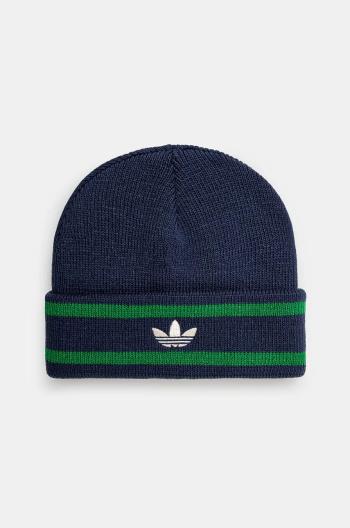 Čiapka adidas Originals Beanie tmavomodrá farba, JL9569