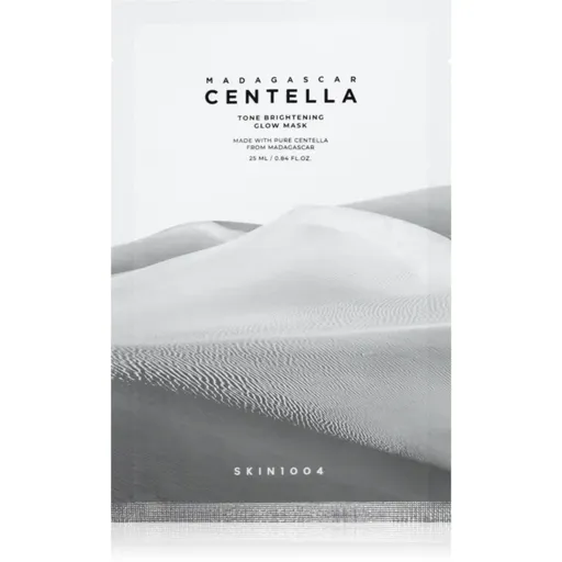 SKIN1004 Madagascar Centella Tone Brightening Glow Mask rozjasňujúca plátienková maska s upokojujúcim účinkom 25 ml