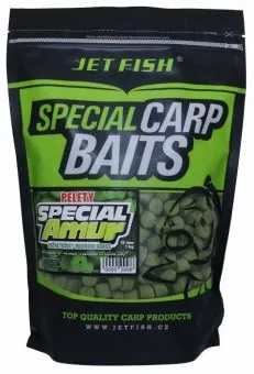 Jet fish pelety special amur 1 kg vodný rákos - 4 mm
