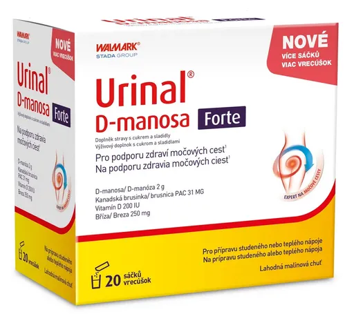 Walmark Urinal D-mannose Forte 20 vrecúšok