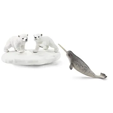 Schleich Ledné medvede a šmykľavka 42531 (4059433573533)